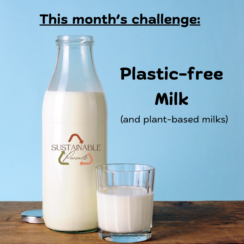 Use the milk from this month's plastic free challenge for your overnight oats recipe