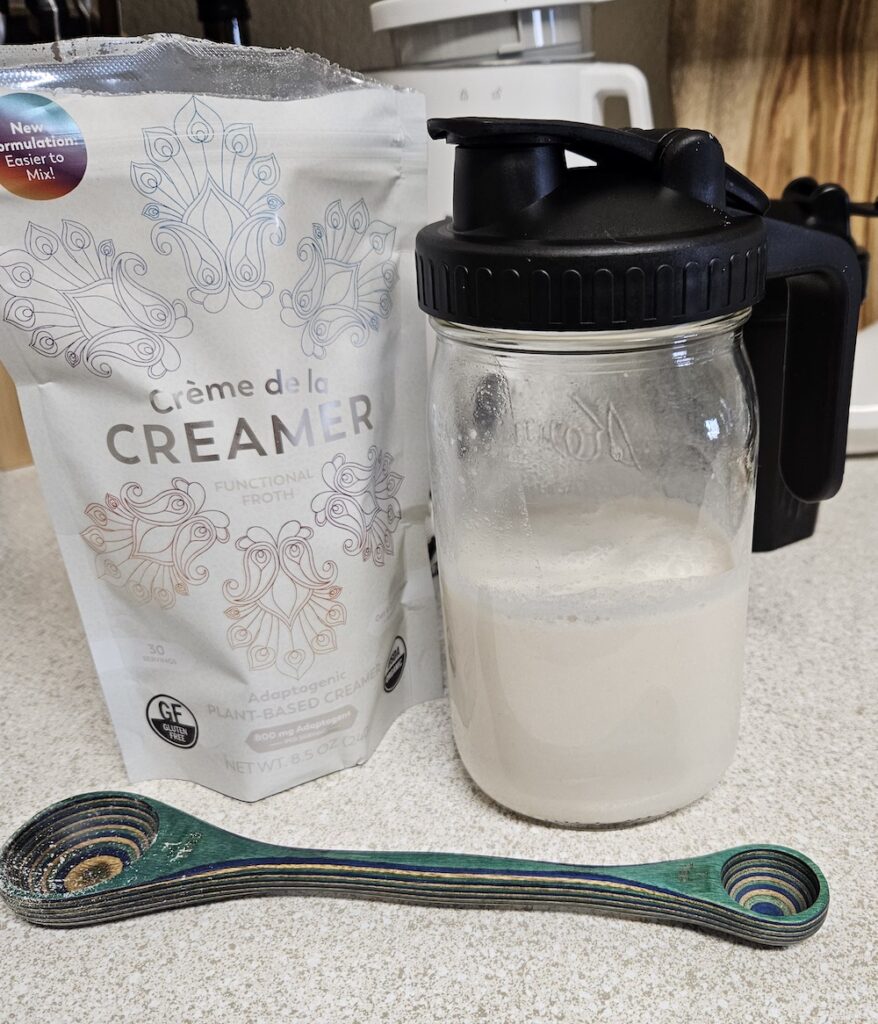 Not a plastic-free milk but powdered milks and creamer can reduce plastic waste.