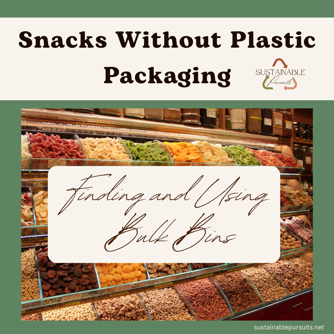 Shop from the bulk food bins for plastic free snacks